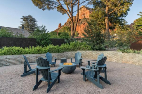 Enjoy Redrock Views w a Fire Pit Cornhole Games at Sedona Starlite